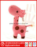 Cute Pink Plush Giraffe Toy for Baby Learing