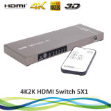 High Speed HDMI Switch 501 Supports The Most Advanced Uhd 4k and Full 3D