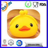 2015 Duck Lady Silicone Rubber Coin Purse, Key Wallet