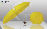 Custom Printed Automatic Three Folding Umbrella