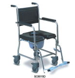 Stainless Steel Commode Wheelchair (SC8015D)