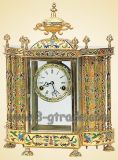 Gilded Cloisonne Antique Clock (JG018A)