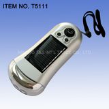 Solar Flashlight & Radio (T5111)