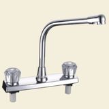 Doulbe Handle ABS Plastic Kitchen Faucet