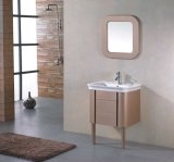 Khaki Modern Two PCS with Mirror Bathroom Furniture (AC9129-A)