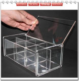Simple Practical Acrylic Transparent Box With 8 Hole Lid Box