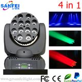 Effect 12PCS*10W 4in1 LED Moving Head Beam Light