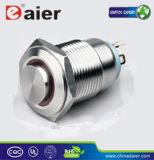 Push on Push off LED Stainless Push Button Switch (GQ16H-10EL)