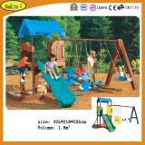 Hot Sale Outdoor Plastic Slide and Swing