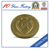 Gold Plated Blank Souvenir Challenge Coin