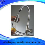 Modern Brass Retractable Pull out Kitchen Faucet