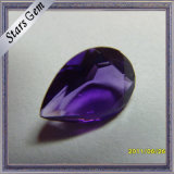 Deep Purple Pear Shape Natural Amethyst Gemstone for Jewelry
