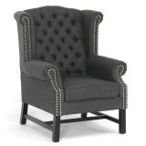 Linen Fabric Modern Accent Chair Club Chair (WGK8039)