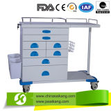 Hospital ABS Medical Anethsia Trolley with Wheels (CE/FDA/ISO)