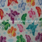Popular Glitter Synthetic PU Leather for Shoes Hw-378