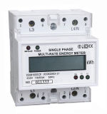 Single Phase DIN-Rail Electronic Power Meter (Ddm100scf-LCD Display, Multi-Tariff)