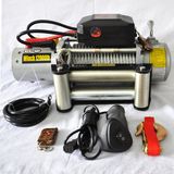 Heavy Duty Electric Car Winch 12000lbs Power Tool