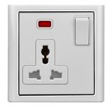 UK Standard Multifunction Socket with Indicator Light