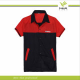 Red and Black Unisex Safety Working Uniform (F122)