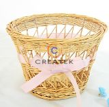 Wicker Fruit Basket, Fruit Plate (Ck11028)