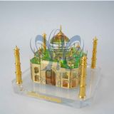 Taj Mahal (Crystal and Gold Craft) Medium