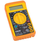 Yellow Color Digital Electric Multimeter with Backlight