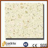 Dark Beige Color Sand Quartz Stone for Desktop