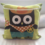 Owl Transfer Print Cushion Decorative Fashion Pillow (LPL-140)
