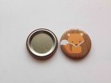 Fox Cartoon Round Iron Bottom Badge