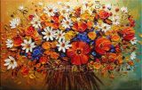 100% Handmade Modern Flower Oil Painting (KVF-022)