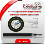 Gyty53 Layer-Stranded Single Armored and Double Sheathed Optical Cable