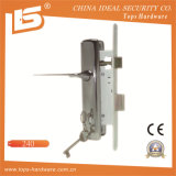 Aluminum Handle Iron Plate Mortise Lockset (240)