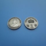 Antqiue Silver 2 Pounds Metal Coins as Souvenir 2015
