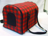 Red and Black Lattice Pet Carrier Bag, Pet Product