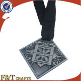 Hot Sell Factory Price Custom Antique Sport Metal Medal with Ribbon