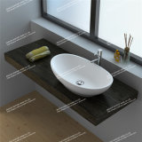 Modern Design Solid Surface Bathroom Mineral Casting Wash Basin/Sink (JZ9037)