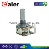 Reverse Type High Power B500k Rotary Dual Gang Potentiometer