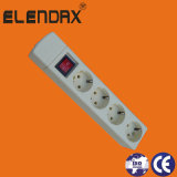 Europe Extension Socket 4 Way with Earth and Switch (E9004ES)