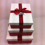 Special Color Matched Paper Storage Boxes with Ribbon