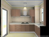 Lacquer Surface Finish Material Kitchen Cabinet