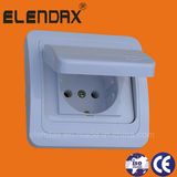 Europe 10/16A Cover Waterproof Wall Socket (F2510)