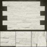 White Quartzite Culture Stone/Ledge Stone/Stone Veneer Fo Wall Decoration
