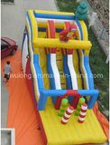 Outdoor Palm Tree Inflatable Slide Hot