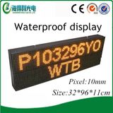 High Visibility P10 Single Color Outdoor LED Programmable Display