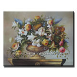 Classical Flower Oil Painting for Wall Decoration (KLCFP-0015)