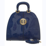 Classic Shinny Faux Leather Design Shoulder Satchel Bag (XD140353)