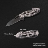 Survival Knife with Window Breaker & Belt Cutter (#3845)