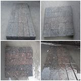 Natural Flamed Brown Granite Cubestone / Cubic Stone / Granite Paver