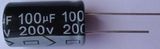 200v100uF Electrolytic Capacitors