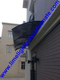 Polycarbonate Awning with Black Bracket and Bronze Panel, DIY Awning, DIY Canopy, Window Awning, Door Awning, Window Canopy, Door Canopy, PC Awning, PC Canopy